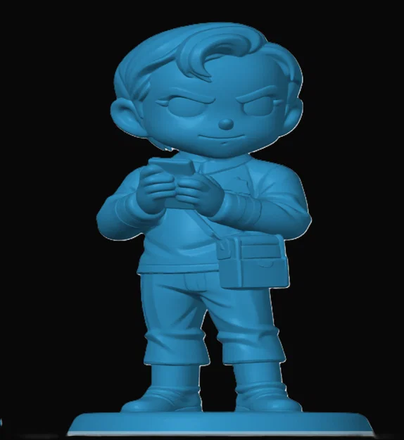 Mô hình in 3D Kirk phong cách Chibi - Star Trek ấn tượng - Image 1