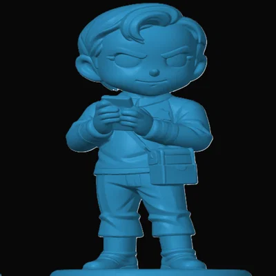 Mô hình in 3D Kirk phong cách Chibi - Star Trek ấn tượng