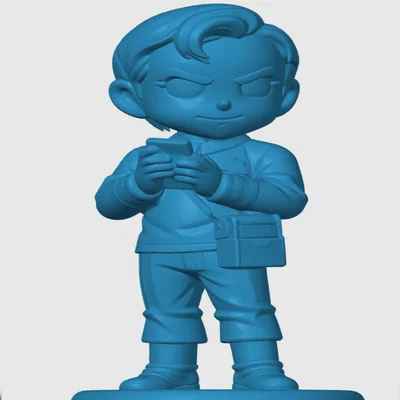 Mô hình in 3D Kirk phong cách Chibi - Star Trek ấn tượng