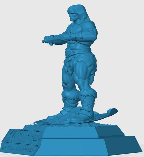Mô hình 3D He-Man từ Masters of the Universe - Tượng để bàn cực chất - Image 2