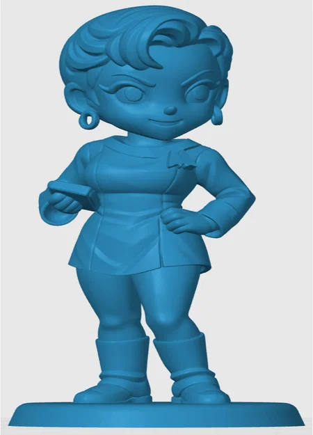 Mô hình nhân vật Uhura phong cách Chibi cho tín đồ Star Trek - Image 3