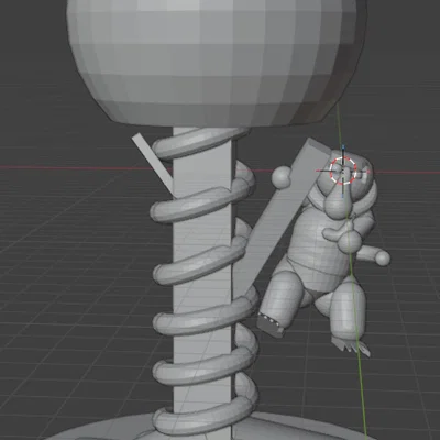 Mô hình khỉ mũi vòi (Proboscis Monkey)