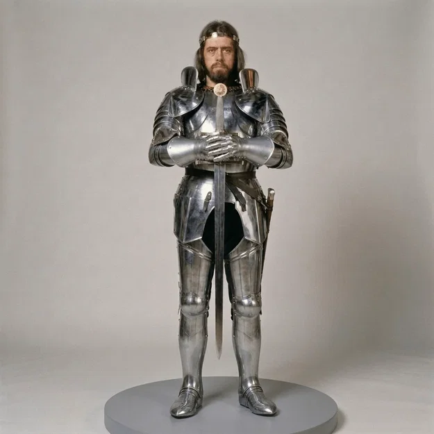 Mô hình Vua Arthur và thanh kiếm Excalibur - In 3D ấn tượng - Image 1