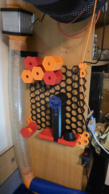 Giá treo máy thổi bụi COSICOSY cho Honeycomb Storage Wall - Image 2