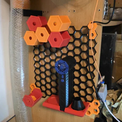 Giá treo máy thổi bụi COSICOSY cho Honeycomb Storage Wall