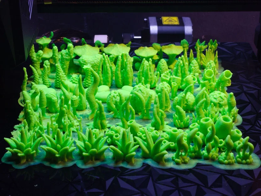 100 Mẫu Cây Giả Tưởng Cho Đế Mô Hình & Terrain (Alien Vegetation 61) - Image 1