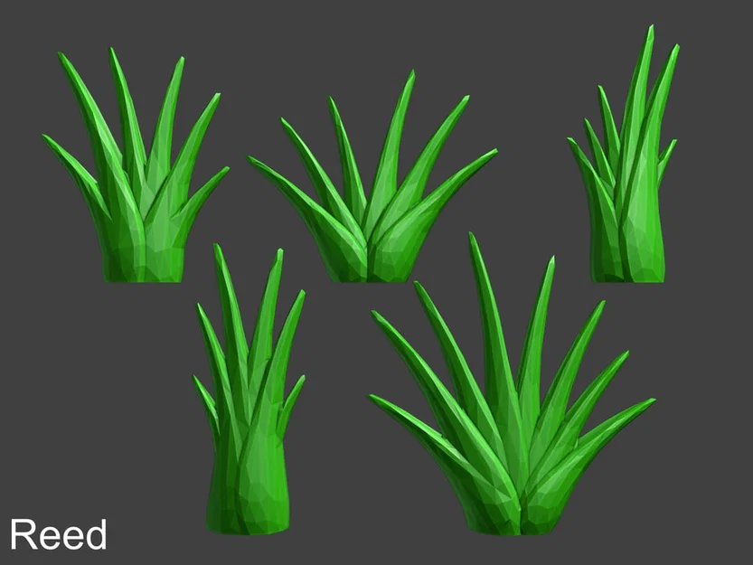 100 Mẫu Cây Giả Tưởng Cho Đế Mô Hình & Terrain (Alien Vegetation 61) - Image 6