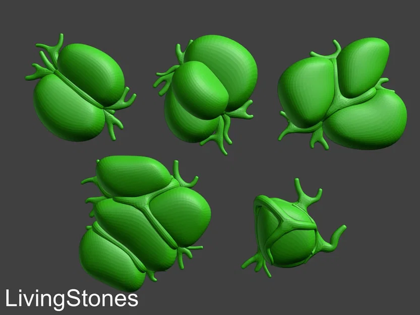 100 Mẫu Cây Giả Tưởng Cho Đế Mô Hình & Terrain (Alien Vegetation 61) - Image 9