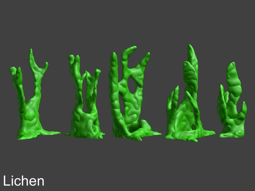 100 Mẫu Cây Giả Tưởng Cho Đế Mô Hình & Terrain (Alien Vegetation 61) - Image 10