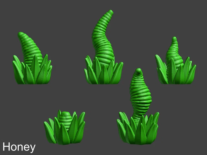 100 Mẫu Cây Giả Tưởng Cho Đế Mô Hình & Terrain (Alien Vegetation 61) - Image 13