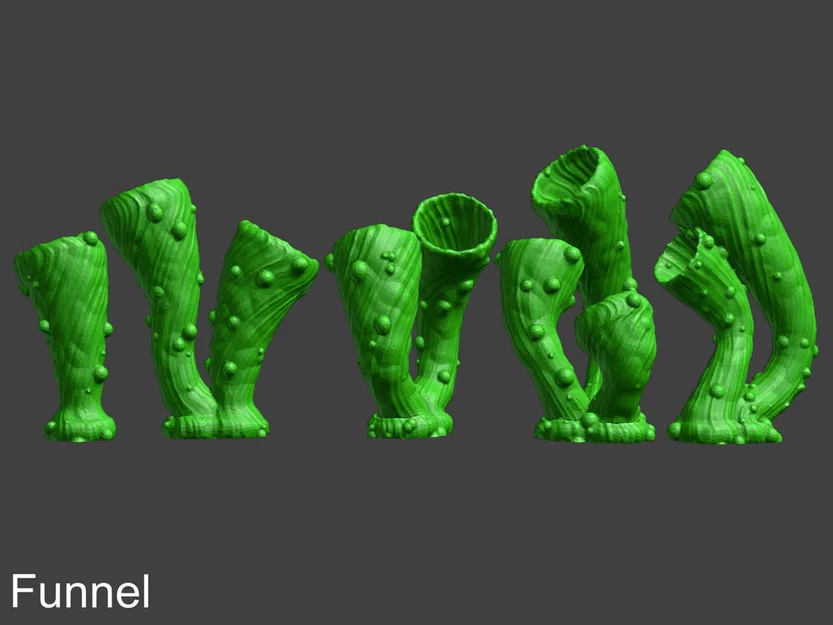 100 Mẫu Cây Giả Tưởng Cho Đế Mô Hình & Terrain (Alien Vegetation 61) - Image 15