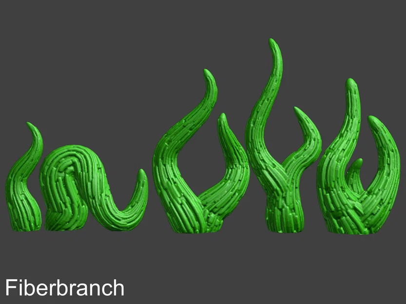 100 Mẫu Cây Giả Tưởng Cho Đế Mô Hình & Terrain (Alien Vegetation 61) - Image 16