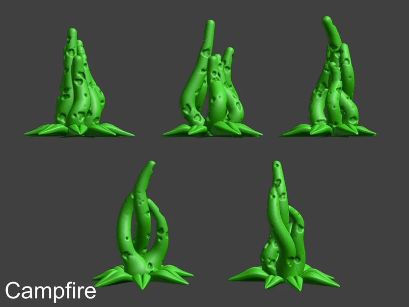 100 Mẫu Cây Giả Tưởng Cho Đế Mô Hình & Terrain (Alien Vegetation 61) - Image 18