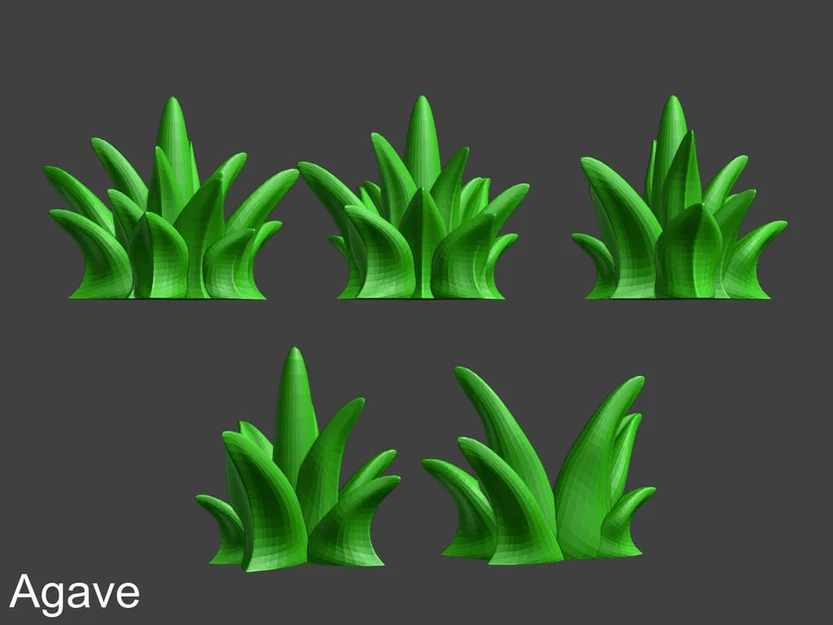 100 Mẫu Cây Giả Tưởng Cho Đế Mô Hình & Terrain (Alien Vegetation 61) - Image 19