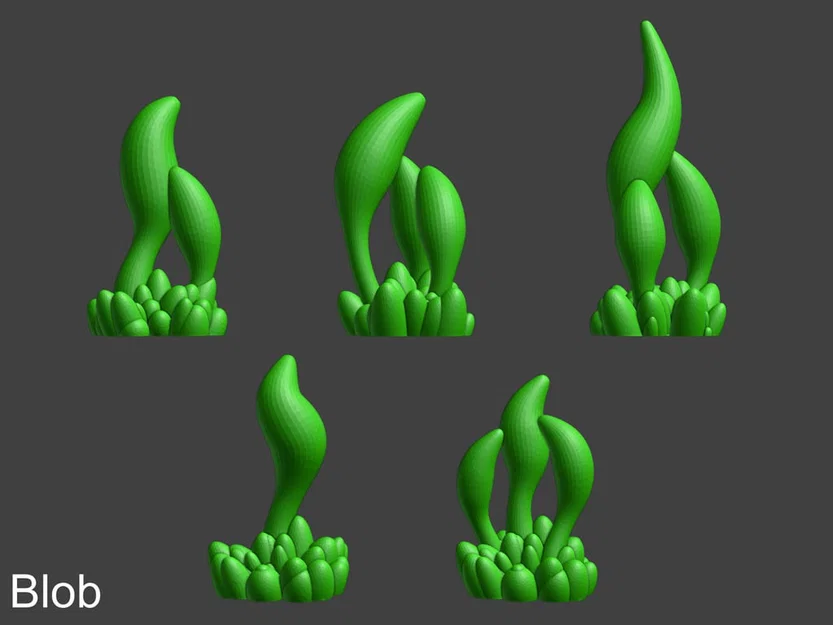 100 Mẫu Cây Giả Tưởng Cho Đế Mô Hình & Terrain (Alien Vegetation 61) - Image 20