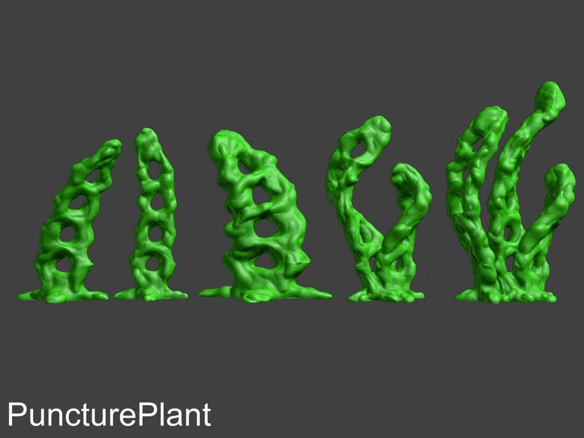 100 Mẫu Cây Giả Tưởng Cho Đế Mô Hình & Terrain (Alien Vegetation 61) - Image 21