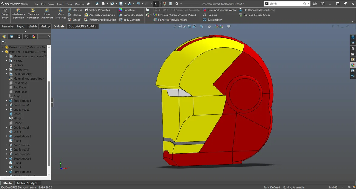Mô hình mũ bảo hiểm Iron Man - File in 3D cho fan Marvel - Image 1