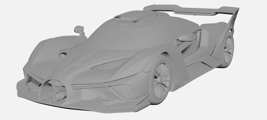 Mô hình 3D siêu xe Bugatti Bolide - Tác phẩm thiết kế đầy mê hoặc - Image 2