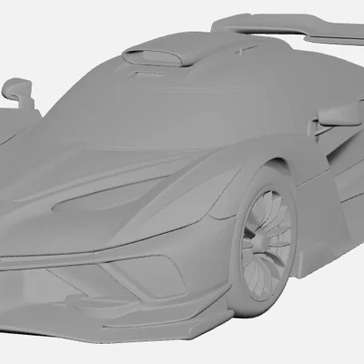 Mô hình 3D siêu xe Bugatti Bolide - Tác phẩm thiết kế đầy mê hoặc