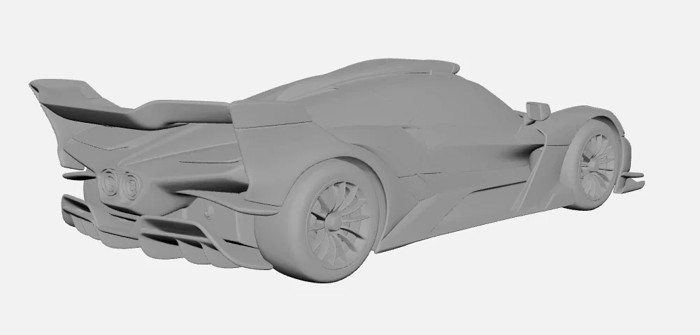 Mô hình 3D siêu xe Bugatti Bolide - Tác phẩm thiết kế đầy mê hoặc - Image 3