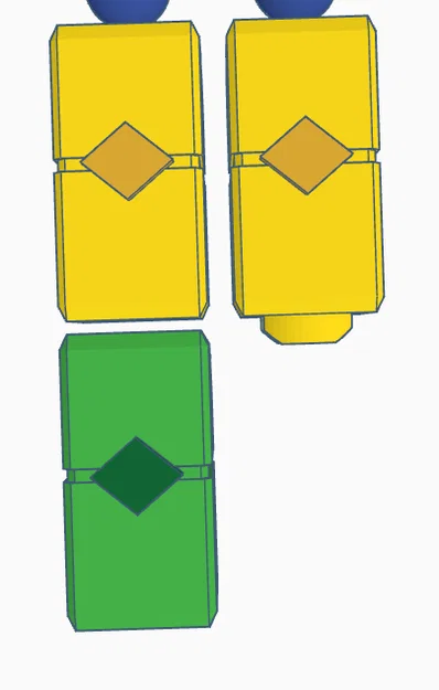 Bộ kit lắp ráp mô hình FanBlox Roblox Robot-Bloxian in 3D - Image 3