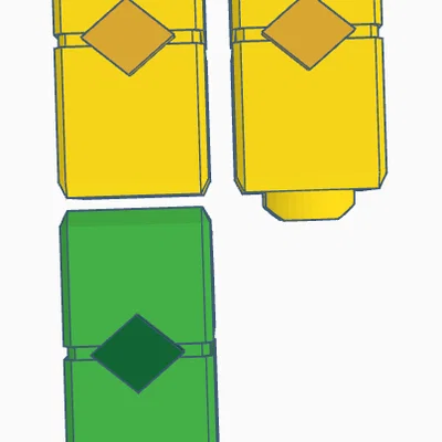 Bộ kit lắp ráp mô hình FanBlox Roblox Robot-Bloxian in 3D