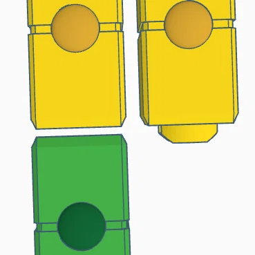 Bộ kit lắp ráp mô hình FanBlox Roblox Robot-Bloxian in 3D