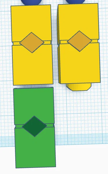 Bộ kit lắp ráp mô hình FanBlox Roblox Robot-Bloxian in 3D - Image 6