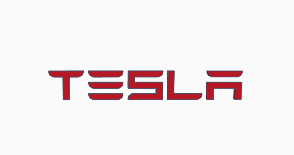 Bộ chữ TESLA gắn mũ, làm biển hiệu, v.v. - Image 1