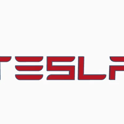 Bộ chữ TESLA gắn mũ, làm biển hiệu, v.v.