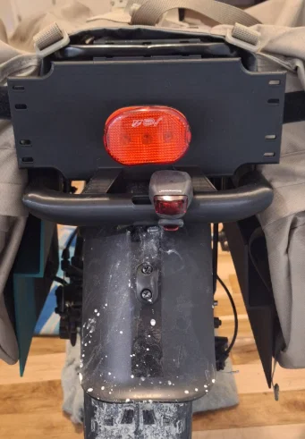 Bộ kit mở rộng cho xe đạp điện Fat e-bike: Cản sau, chắn bùn & hộp pin - Image 1