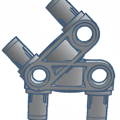 Mảnh ghép Lego Technic 55615 góc 45°