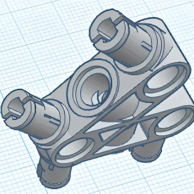 Mảnh ghép Lego Technic 55615 góc 45°