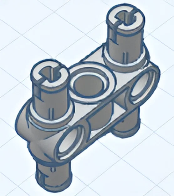 Chi tiết 48989 tương thích Lego Technic (Khớp nối chữ H) - Image 1