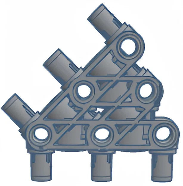 Mảnh ghép góc nghiêng 45° tương thích Lego 55615 - Image 1