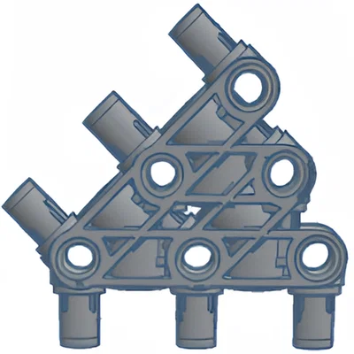 Mảnh ghép góc nghiêng 45° tương thích Lego 55615