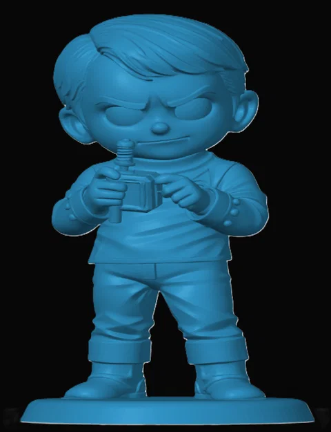 Mô hình 3D Scotty phong cách Chibi - Đồ trang trí Star Trek độc đáo - Image 1