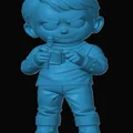 Mô hình 3D Scotty phong cách Chibi - Đồ trang trí Star Trek độc đáo - Thumbnail 1