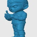 Mô hình 3D Scotty phong cách Chibi - Đồ trang trí Star Trek độc đáo - Thumbnail 2