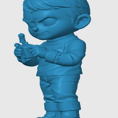 Mô hình 3D Scotty phong cách Chibi - Đồ trang trí Star Trek độc đáo