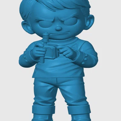 Mô hình 3D Scotty phong cách Chibi - Đồ trang trí Star Trek độc đáo
