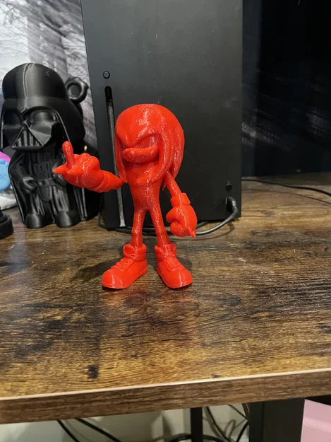 Mô hình Angry Knuckles 3D in ấn độc đáo cho góc làm việc - Image 1