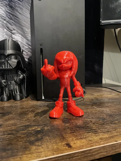 Mô hình Angry Knuckles 3D in ấn độc đáo cho góc làm việc - Image 2