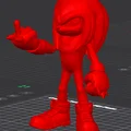 Mô hình Angry Knuckles 3D in ấn độc đáo cho góc làm việc - Thumbnail 3