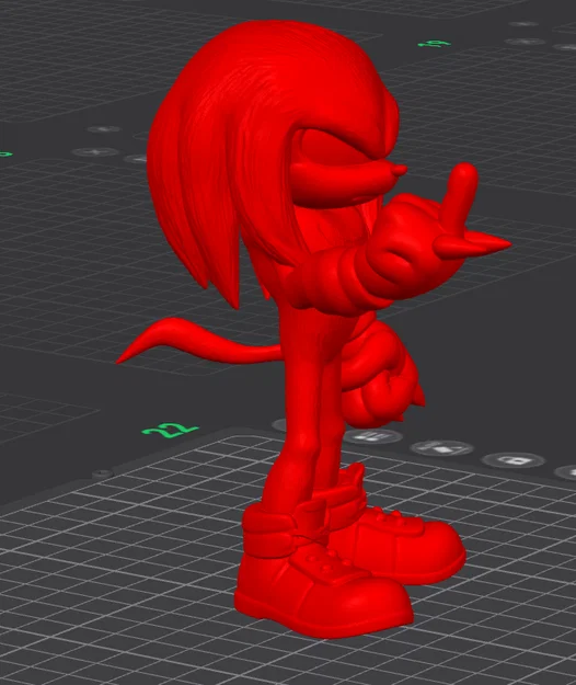 Mô hình Angry Knuckles 3D in ấn độc đáo cho góc làm việc - Image 4