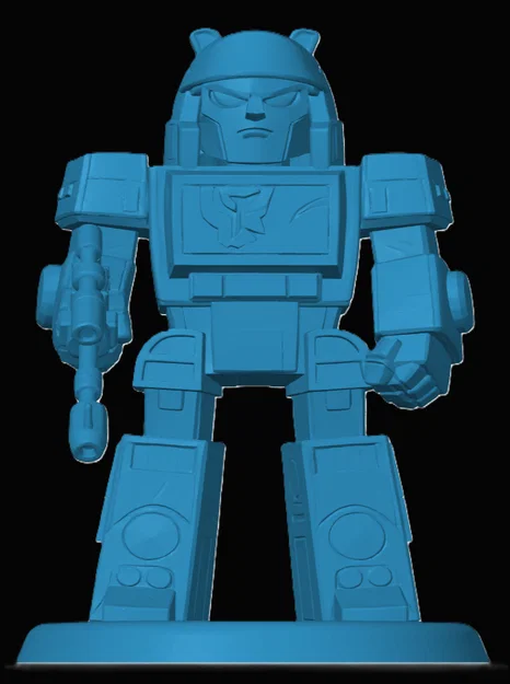 Mô hình 3D Blaster Transformers phong cách Chibi cực đáng yêu - Image 1