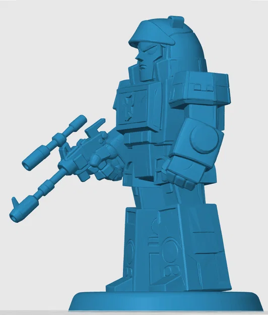 Mô hình 3D Blaster Transformers phong cách Chibi cực đáng yêu - Image 2