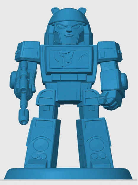 Mô hình 3D Blaster Transformers phong cách Chibi cực đáng yêu - Image 3