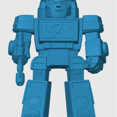 Mô hình 3D Blaster Transformers phong cách Chibi cực đáng yêu