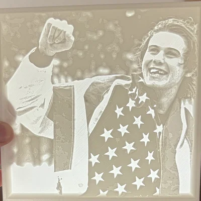 Mô hình 3D chân dung Jack Hughes tại Olympic cực đẹp